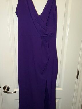 Woosea Purple Evening Dress